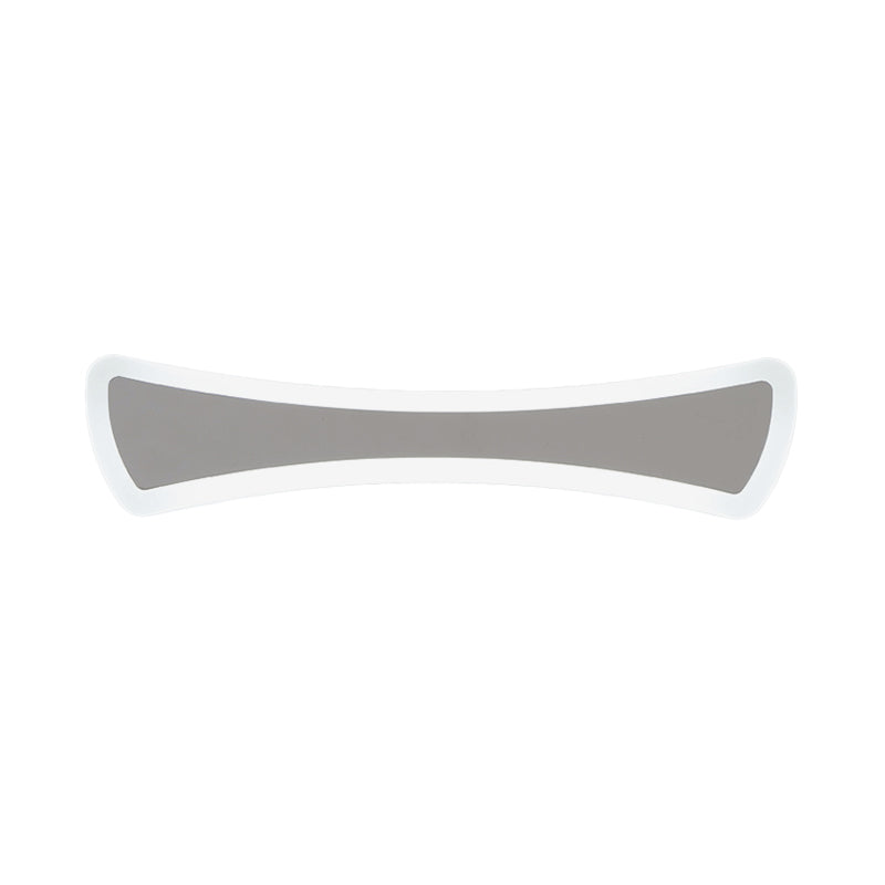 Lisslune | Ultra-thin acrylic wash basin lamp contemporary LED silver wall light lighting for bathroom