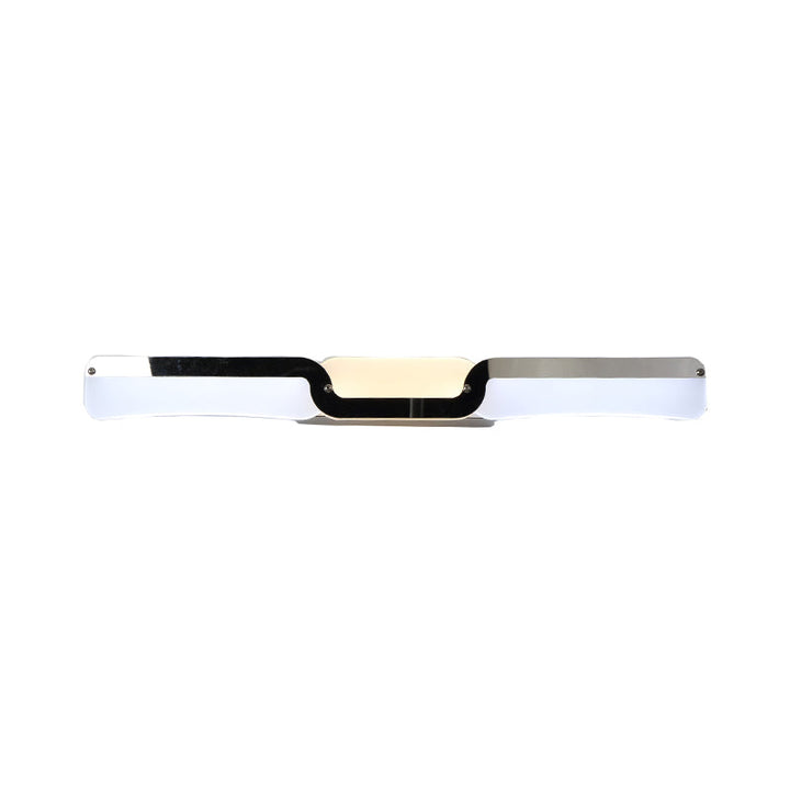 Lisslune | Ultra-Thin Wall Mirror Light Modern Acrylic LED Wall Lighting Unit in Chrome, Warm/White Light