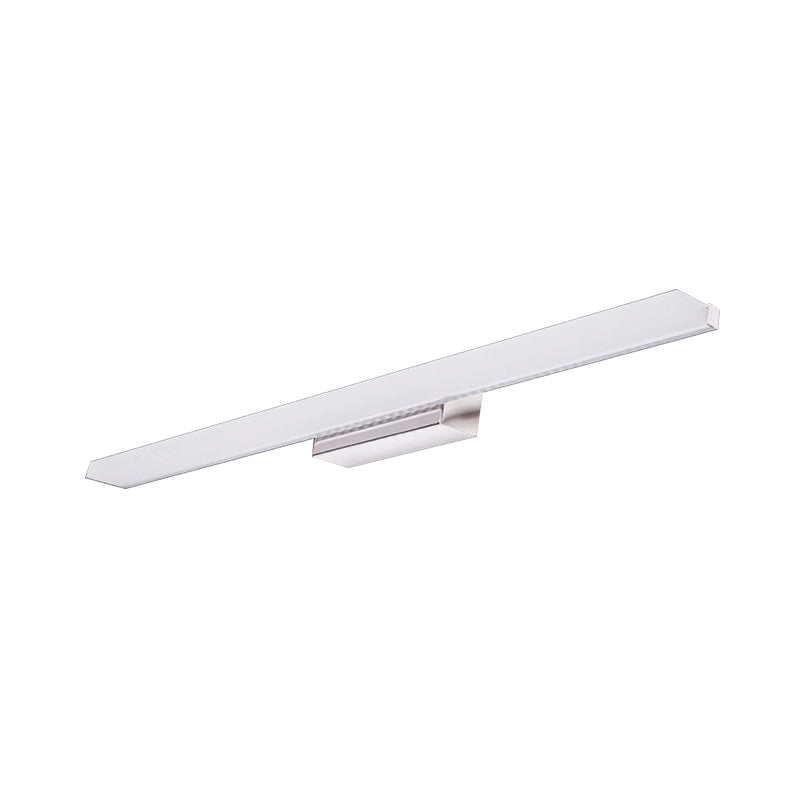 Lisslune | Linear Metallic Vanity Lighting Modernity LED White Wall Lamp in Warm/White Light