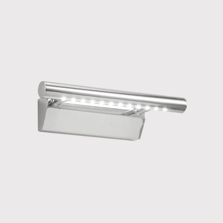 Lisslune | Extended Vanity Lighting Ideas Modernism Metal LED Bathroom Wall Lamp in Chrome, Warm/White Light