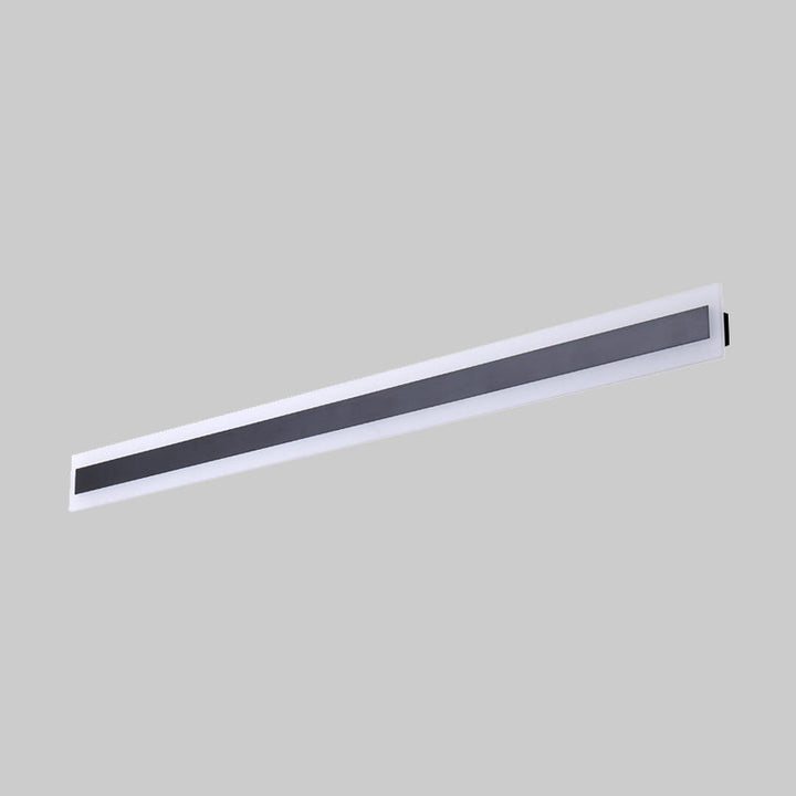 Skørter | Linear Wall Light Minimalism Metal LED Black Wall Mounted Lighting with Acrylic Shade