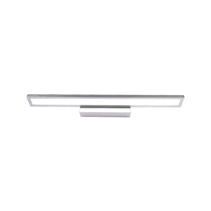 Lisslune | Modern Extended Vanity Lighting Ideas Metal LED Bathroom Wall Light in Black/Silver, 16"/23.5" L