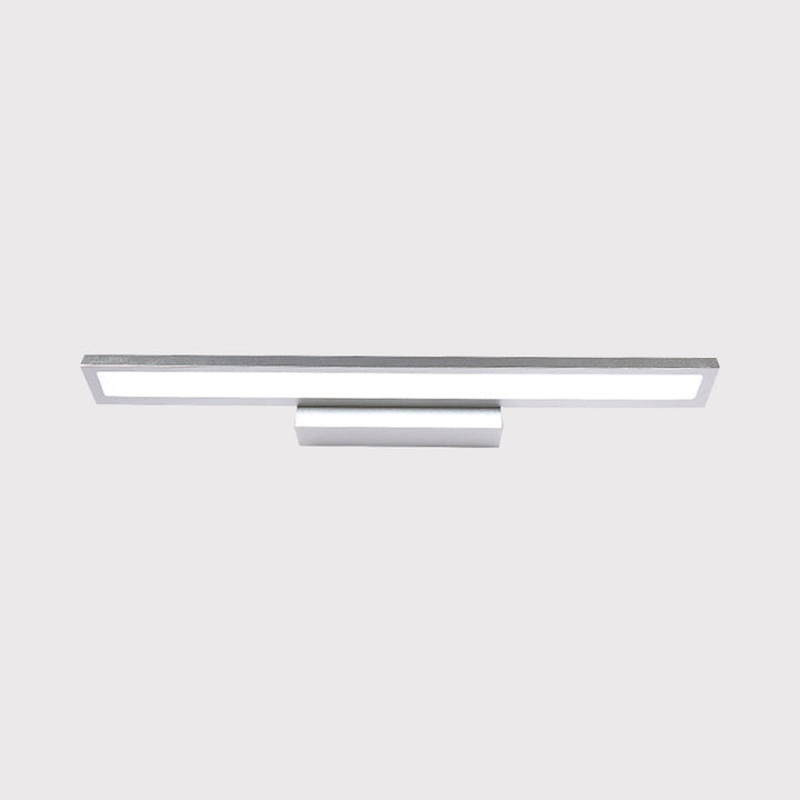 Lisslune | Modern Extended Vanity Lighting Ideas Metal LED Bathroom Wall Light in Black/Silver, 16"/23.5" L