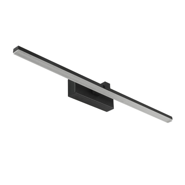 Lisslune | Shower Room LED Washbasin Light Simple black wall light with straight metal shade in warm/white light