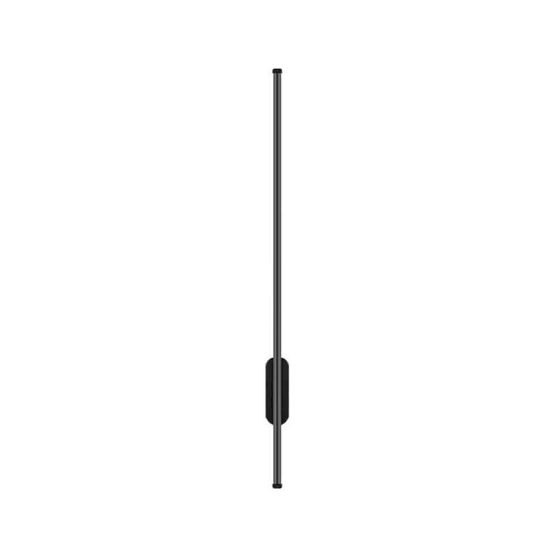 Skørter | Simplicity Bar Wall Lamp Fixture Metallic LED Bedroom Wall Flush Wall Sconces in Black, Warm/White Light