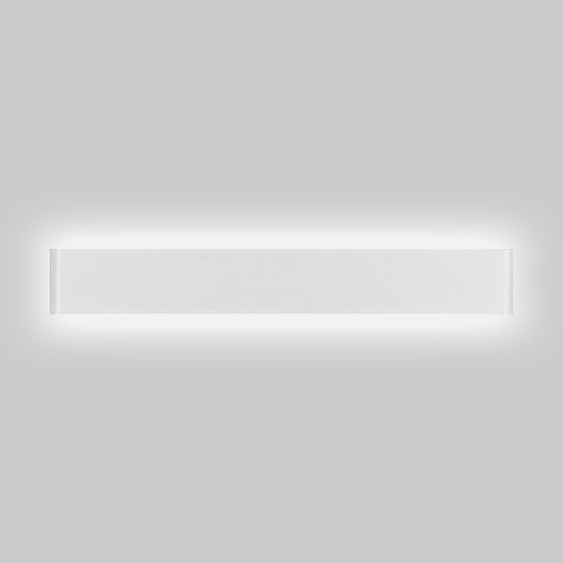 Lisslune | Large Space LED Wall Light Modernism Black/White Wall Light with Rectangular Metal Shade