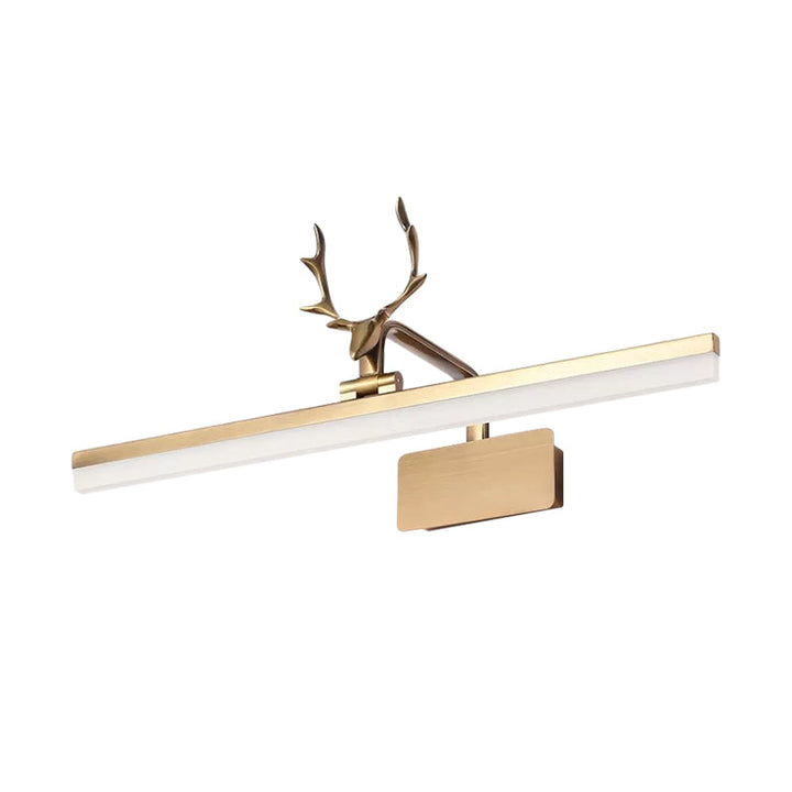 Lisslune | Tubular Wall Lighting Ideas Modernism Metal Gold Antler LED Lighting Fixture in Warm/White Light