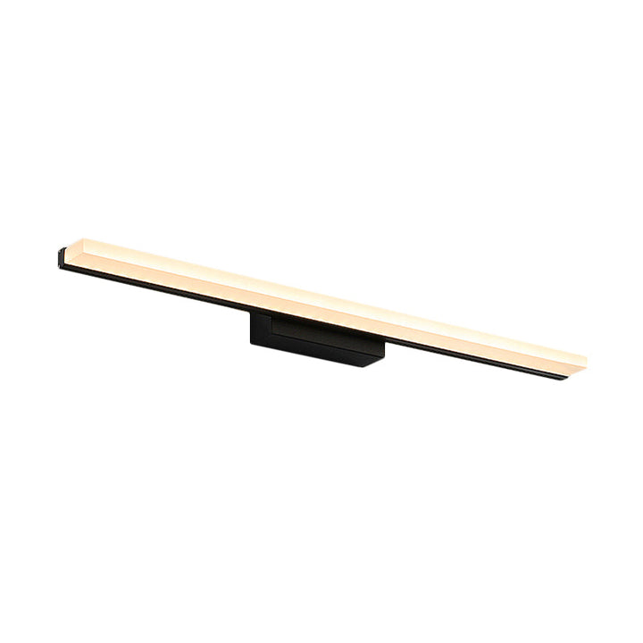 Lisslune | Acrylic Linear Wall Sconce Modernism LED Wall Lighting Fixture in Black, Warm/White Light