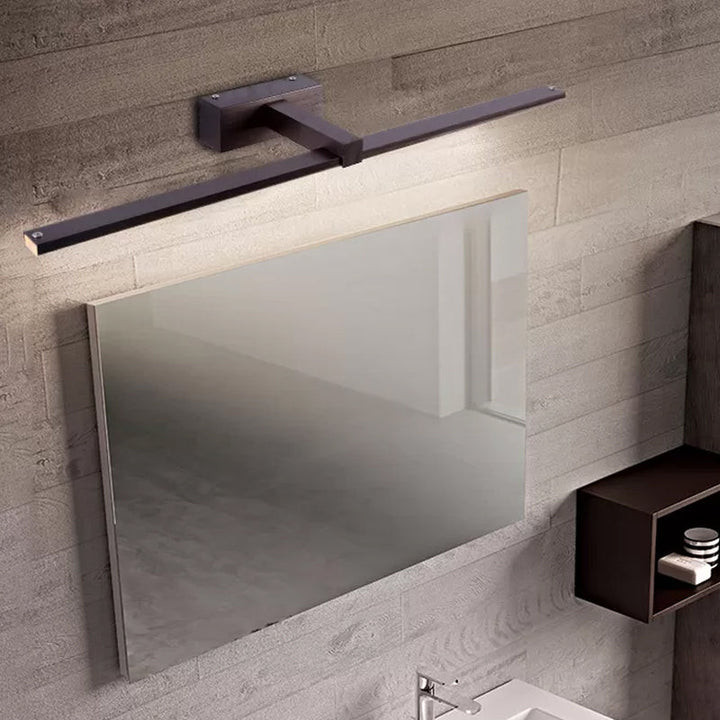 Lisslune | Tubular Vanity Lighting Contemporary Metallic LED Coffee Wall Mount Light Fixture in Warm/White Light, 16.5"/20.5" L