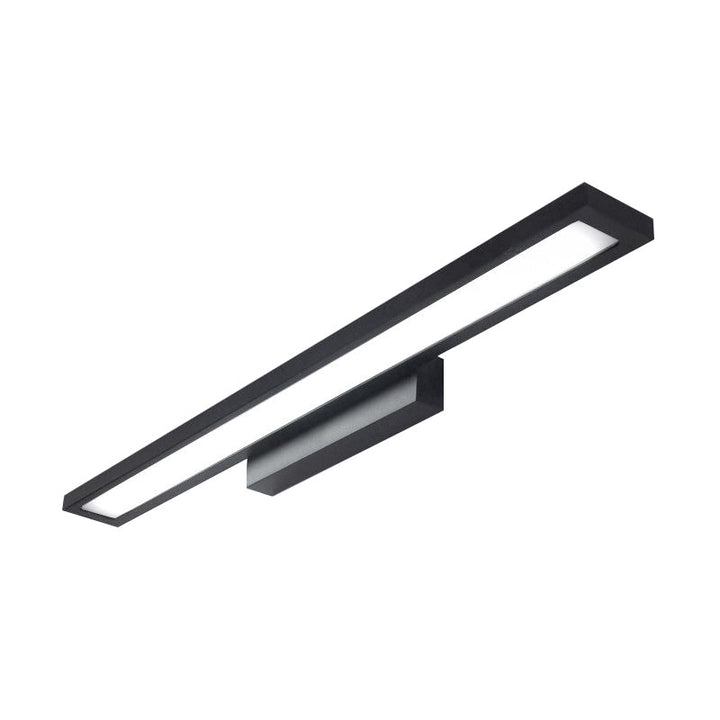 Lisslune | Tube Bathroom Vanity Lamp Metal LED Minimal Vanity Light Fixture in Black/Silver, Warm/White Light