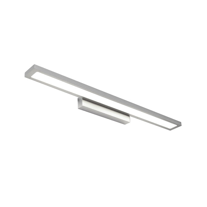 Lisslune | Tube Bathroom Vanity Lamp Metal LED Minimal Vanity Light Fixture in Black/Silver, Warm/White Light
