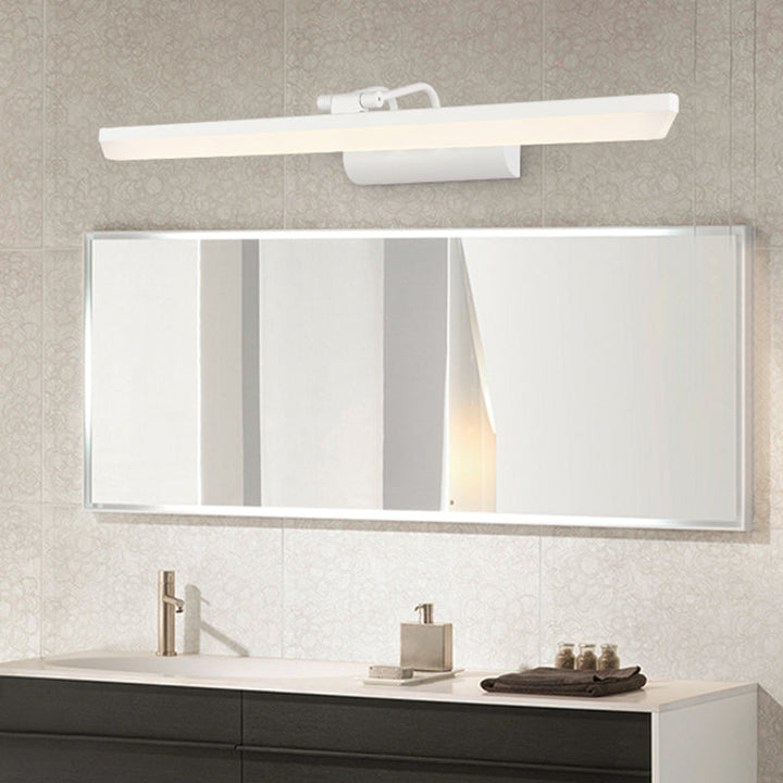 Lisslune | Metallic Cylinder Vanity Lamp Simplicity 16"/20" Long LED White Wall Lighting Ideas for the Bathroom