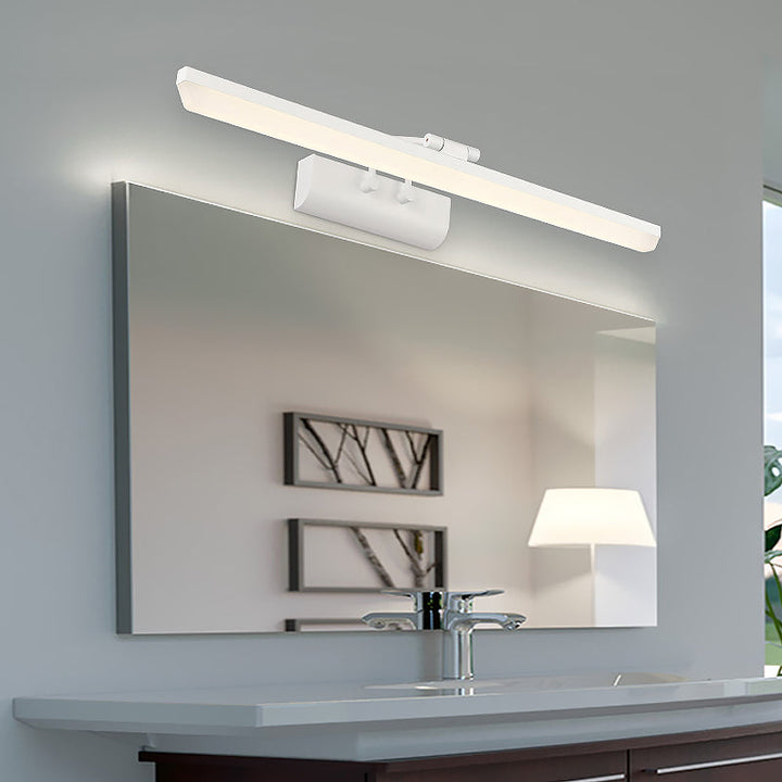 Lisslune | Metallic Cylinder Vanity Lamp Simplicity 16"/20" Long LED White Wall Lighting Ideas for the Bathroom