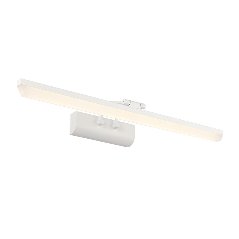 Lisslune | Metallic Cylinder Vanity Lamp Simplicity 16"/20" Long LED White Wall Lighting Ideas for the Bathroom