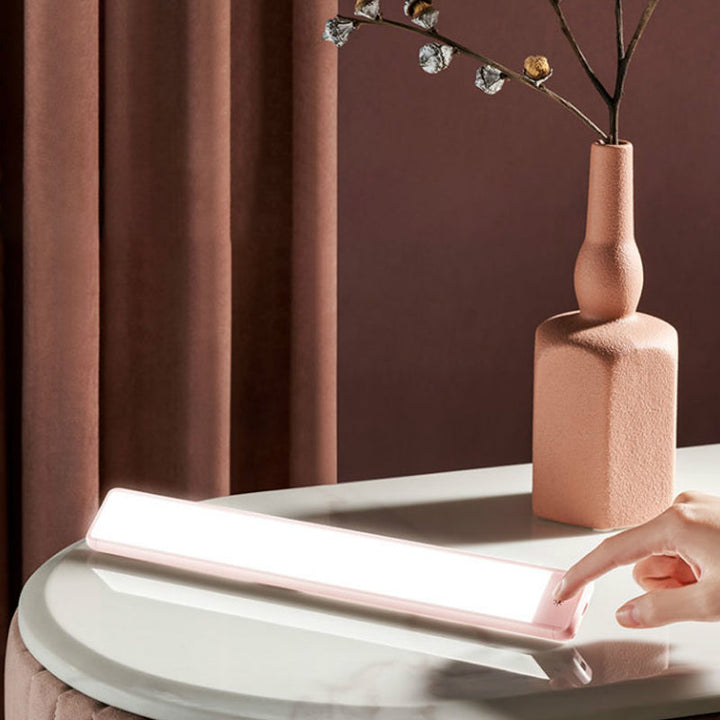 Lisslune | Plastic Extended Vanity Lighting Fixture Modern Style LED Pink Wall Light Wall Lamp for Bedroom