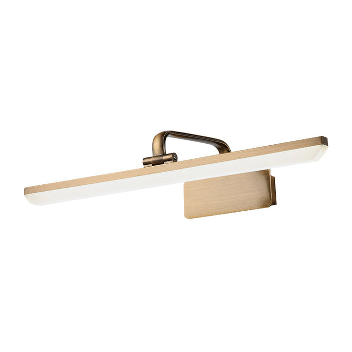 Lisslune | Contemporary LED wall mirror lighting with acrylic shade, chrome wall lighting idea