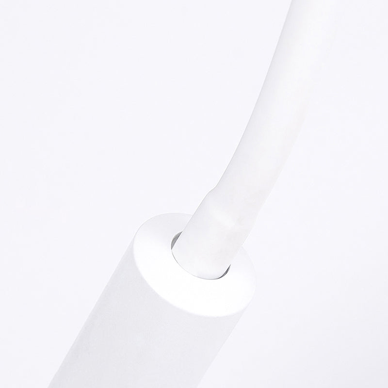 Skørter | Adjustable Cylinder Reading Wall Light Contemporary Silicone and Metal LED Black/White Wall Lamp