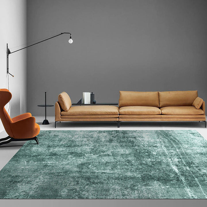 Lisslune | Bedroom Rug Shabby Chic abstract pattern rug Polyester machine washable non-slip back rug