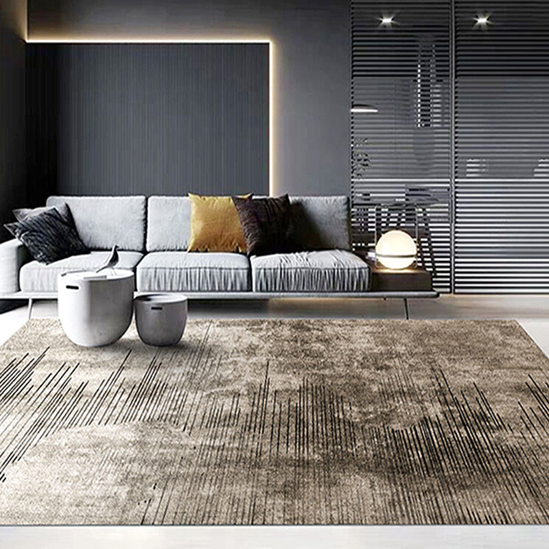 Lisslune | Bedroom Rug Shabby Chic abstract pattern rug Polyester machine washable non-slip back rug