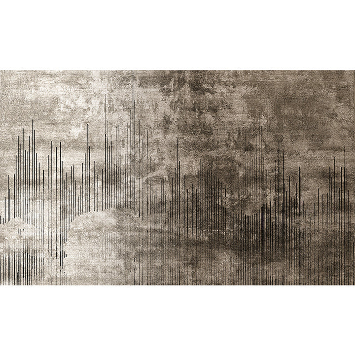 Lisslune | Bedroom Rug Shabby Chic abstract pattern rug Polyester machine washable non-slip back rug