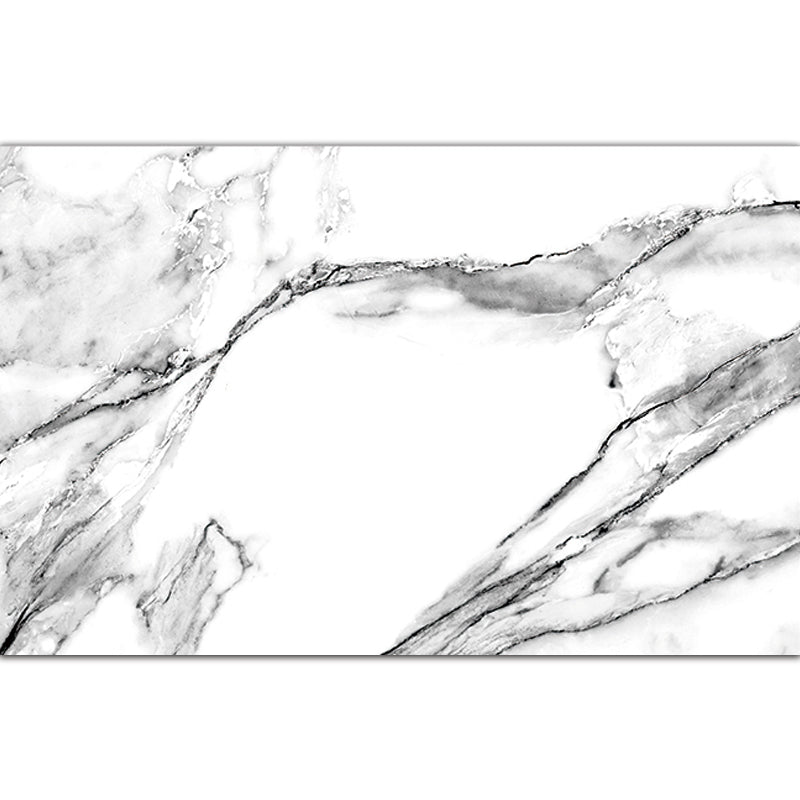 Lisslune | Casual Abstract Rug Black and White Modernist Area Rug Polyester Non-Slip Pet-Friendly Washable Rug for the Living Room