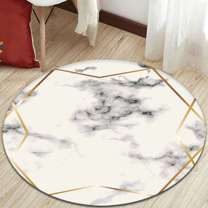 Lisslune | Contemporary Bedroom Carpet Multicolor Abstract Rug Synthetic Washable Non-Slip Pet-Friendly Indoor Rug