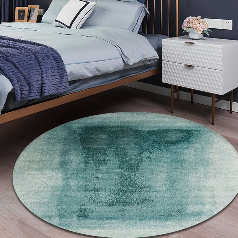 Lisslune | Contemporary Bedroom Carpet Multicolor Abstract Rug Synthetic Washable Non-Slip Pet-Friendly Indoor Rug