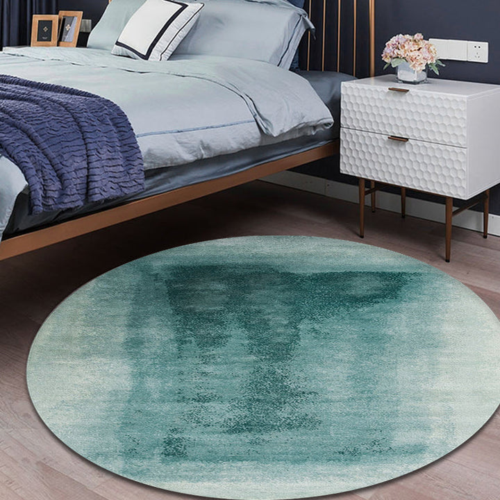 Lisslune | Contemporary Bedroom Carpet Multicolor Abstract Rug Synthetic Washable Non-Slip Pet-Friendly Indoor Rug