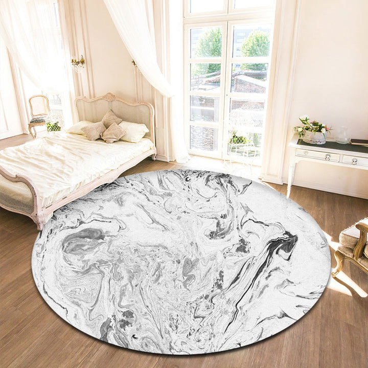 Lisslune | Contemporary Bedroom Carpet Multicolor Abstract Rug Synthetic Washable Non-Slip Pet-Friendly Indoor Rug