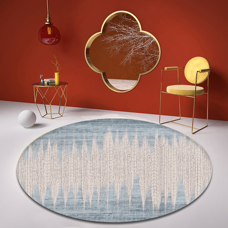 Lisslune | Contemporary Bedroom Carpet Multicolor Abstract Rug Synthetic Washable Non-Slip Pet-Friendly Indoor Rug