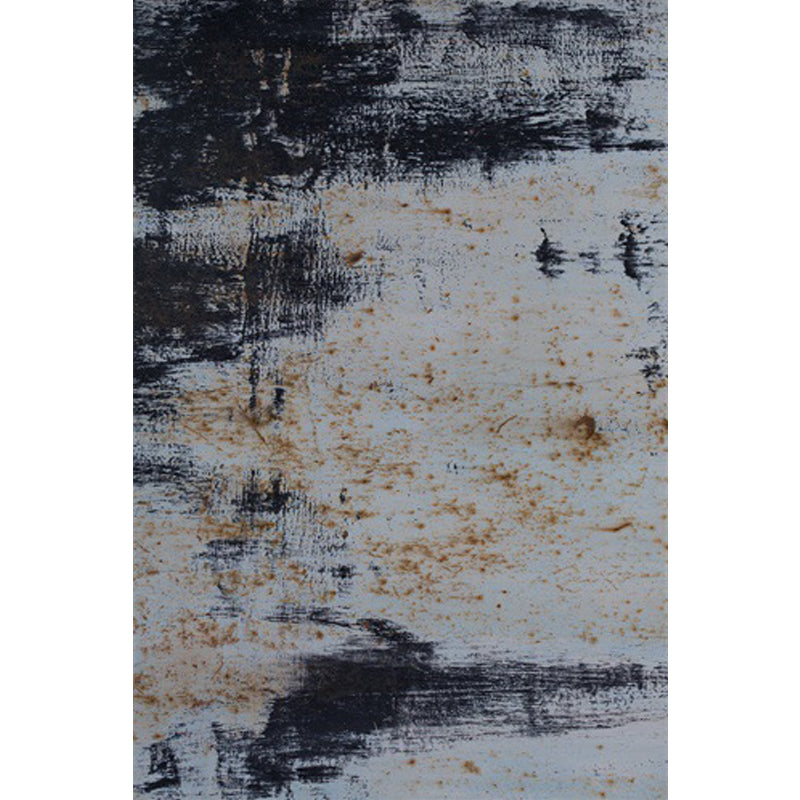 Lisslune | Dark Grey Industrial Carpet Polyester Abstract Pattern Carpet Pet Friendly Non-Slip Washable Rug for Living Room
