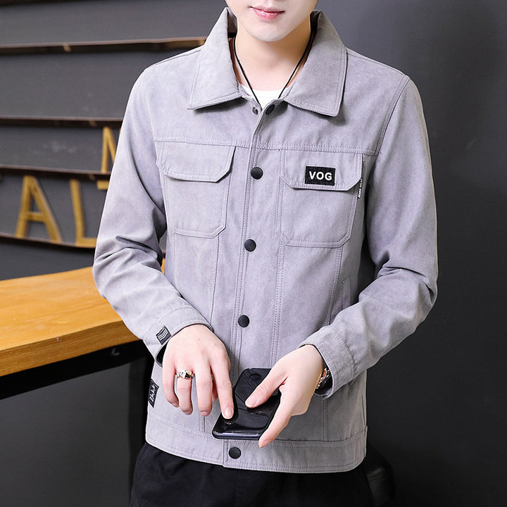 Men's fashionable transitional jacket with practical pockets and stylish accents Lisslune