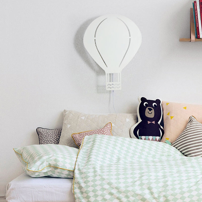 Skørter | Bedroom Dining Room Wall Light Hot Air Balloon Metal 1 Light Creative Wall Lamp