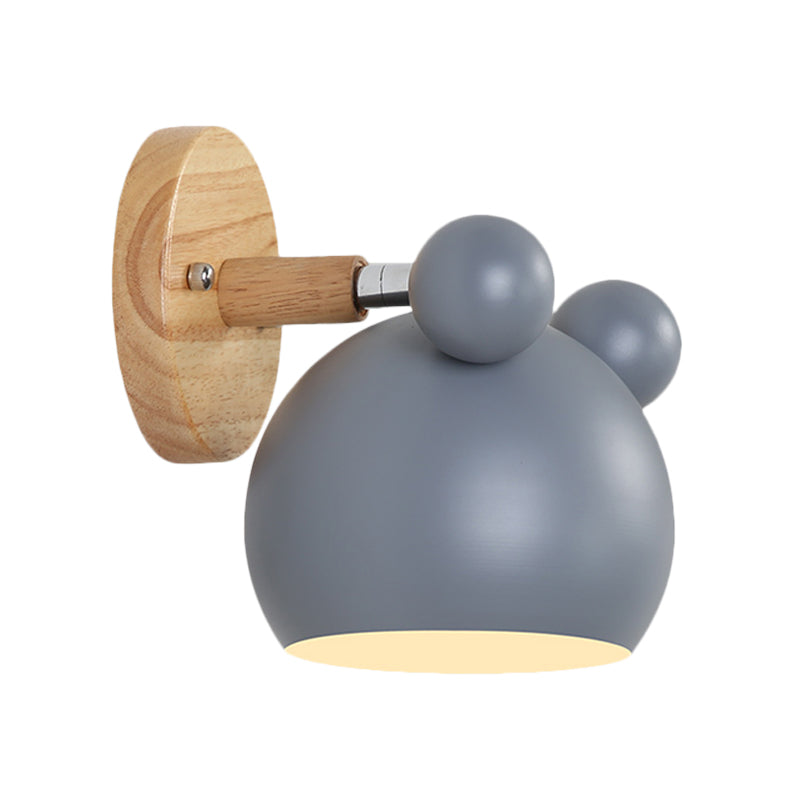 Skørter | Rotating Mouse Children's Room Wall Lamp Metal 1 Head Macaron Loft Wall Lamp