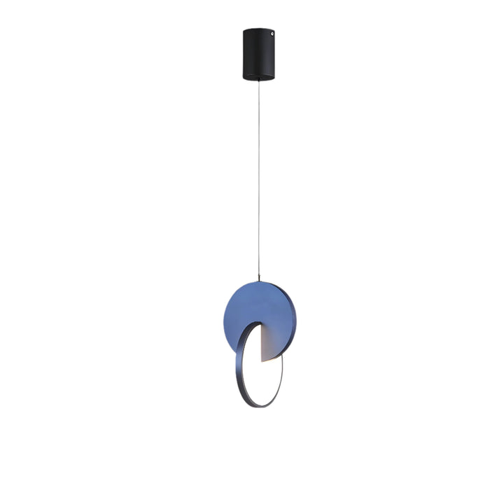 Lisslune | NordicGlow – Modern Scandinavian LED pendant lamp with round frame and warm glow
