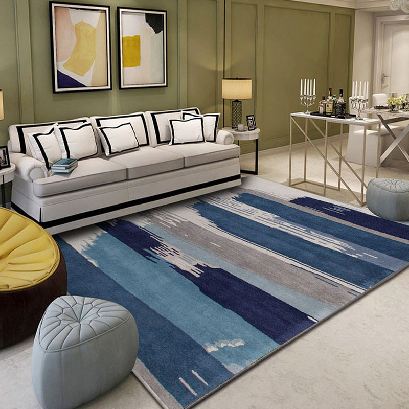 Lisslune | Creative Industrial Indoor Carpet Polyester Abstract Rug Anti-Slip Back Pet-Friendly Runners for Parlor