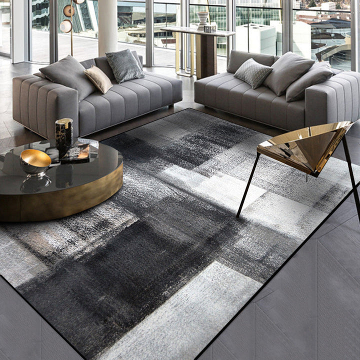 Lisslune | Unique Abstract Rug Modern Rug Polyester Washable Non-slip Pet-friendly Rug for the Living Room