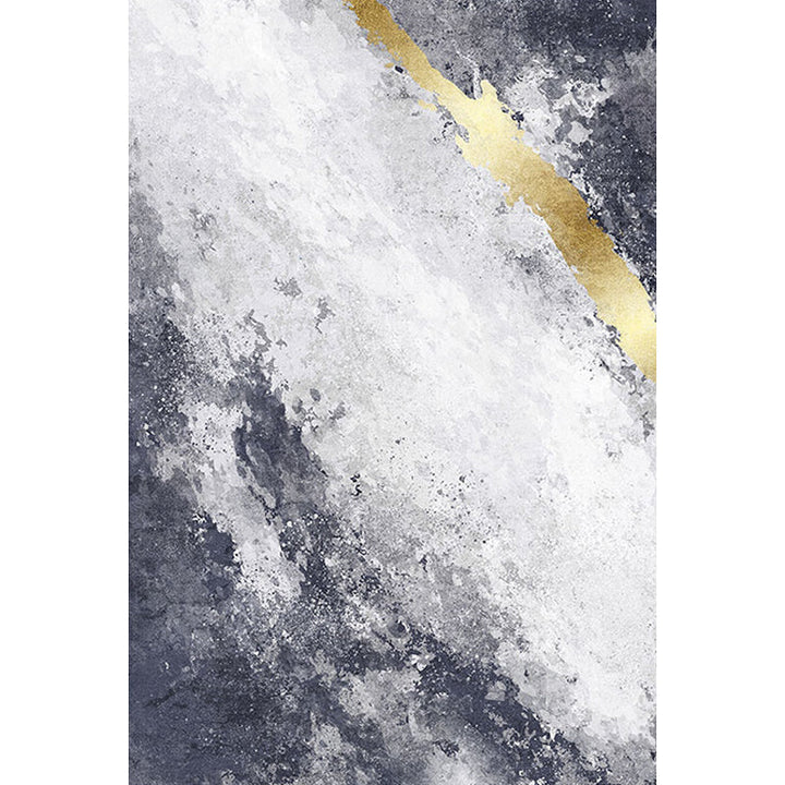 Lisslune | Gray Living Room Carpet contemporary abstract carpet polyester machine washable non-slip backing carpet