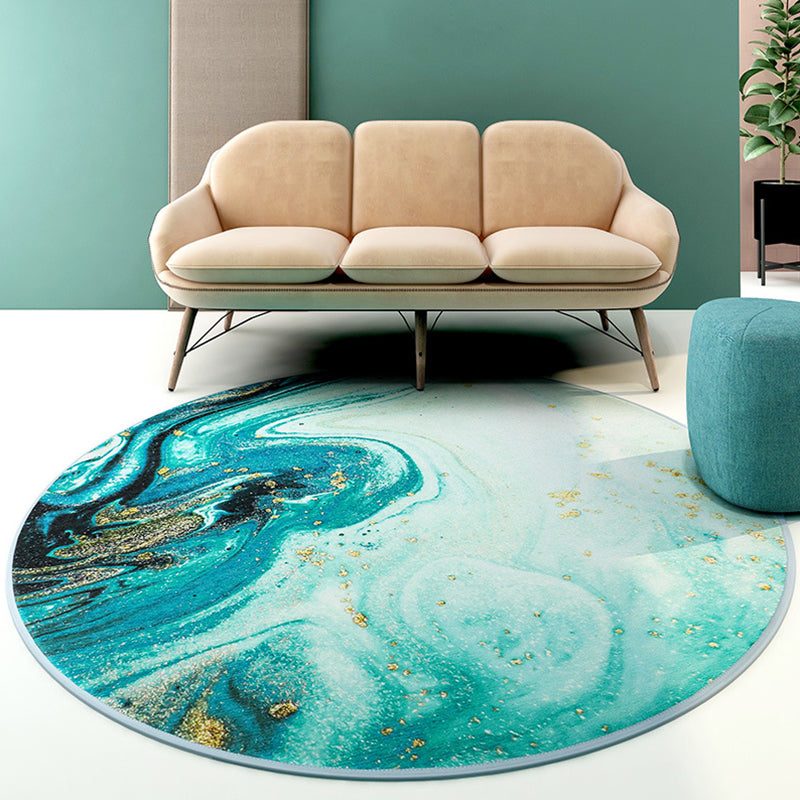 Lisslune | Pastel Flowing Indoor Dress Polyester Novelty Rug Pet-Friendly Carpet for Home Decoration