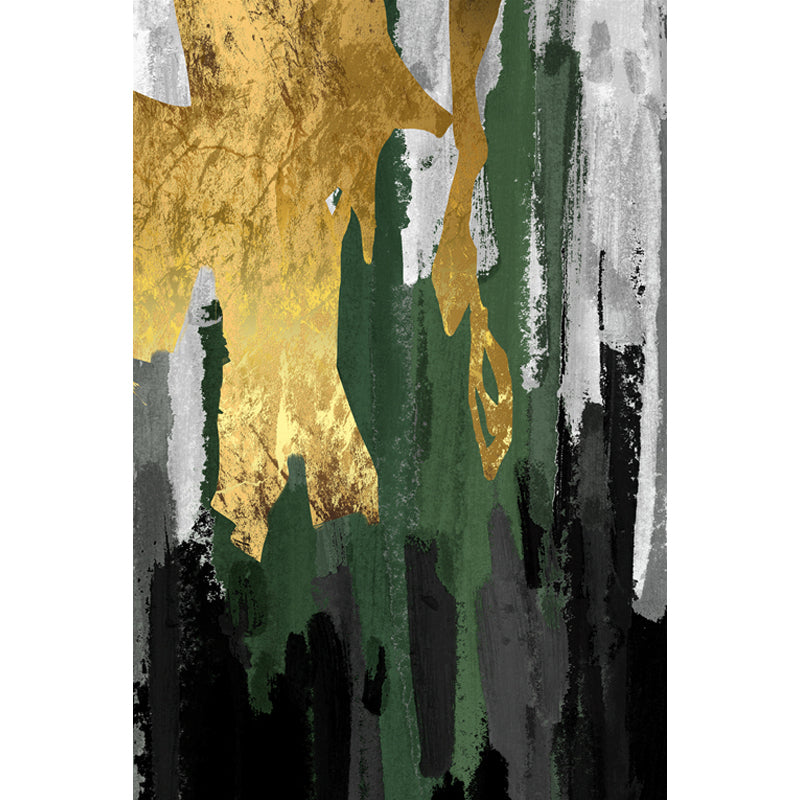 Lisslune | Cyberpunk Living Room Carpet Multi Color Abstract Foil Streams Carpet Polyester Machine Washable Area Rug