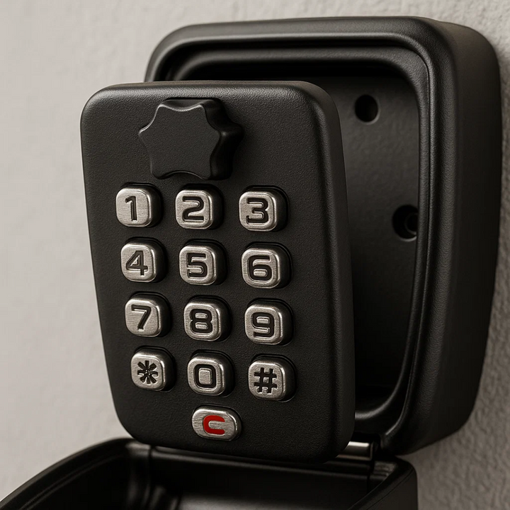 Lisslune | KeyGuard Outdoor Safe – Weatherproof Wall-Mounted Key Box