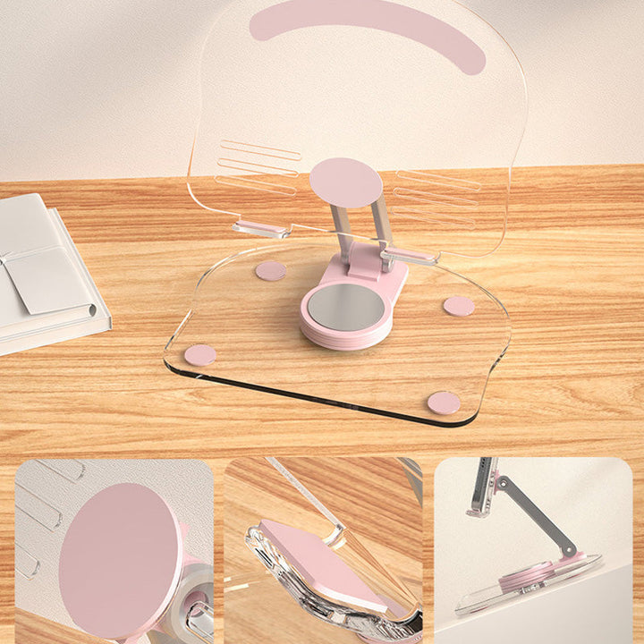 Lisslune | Folding transparent acrylic tablet stand