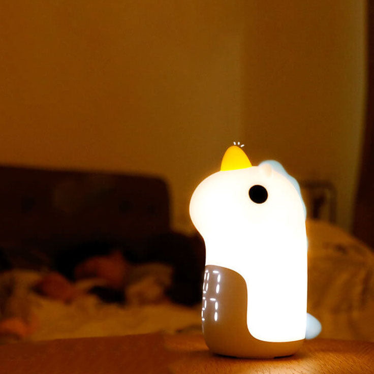 Lisslune | Unilora DreamLight Alarm Clock | Unicorn Design | Timer & LED Night Light | Nursery Decor