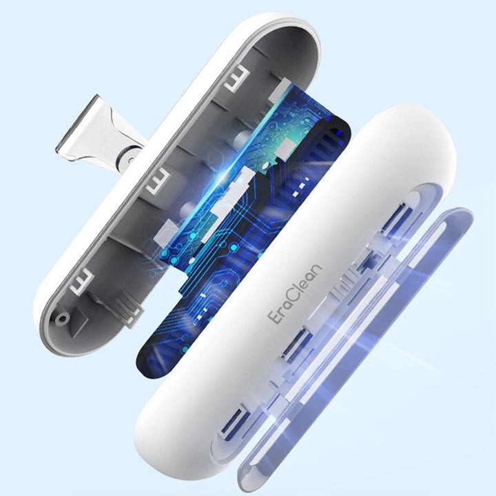 Lisslune | Rechargeable Compact Refrigerator Odor Eliminator Air Purifier, for Fridge, Room, Car, Closet & Drawer