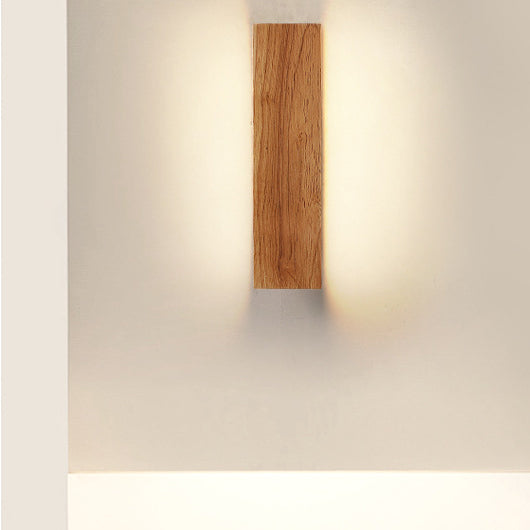 Lisslune | OakBeam | Minimalist Solid Wood LED Wall Light
