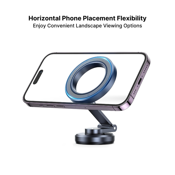 Lisslune | Top Rated Magnetic Car Phone Holder with Adjustable Stand - Best Auto Phone Mount for iPhone