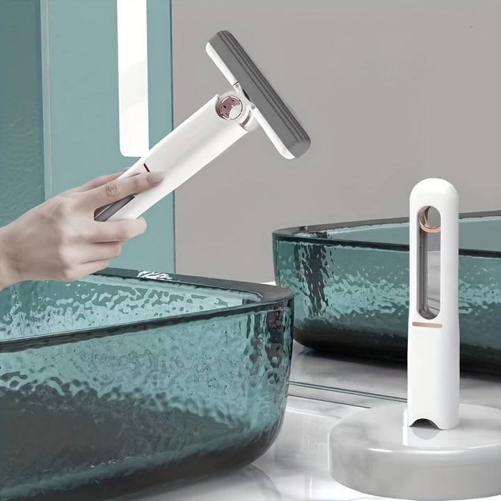 Lisslune | New Portable Self-NSqueeze Mini Mop, Lazy Handwash-Free Strong Absorbing Mop Multifunctional Portable Squeeze Cleaning Mop Desk Window Glass Cleaner Kitchen Car Sponge Cleaning Mop Home Cleaning Tools