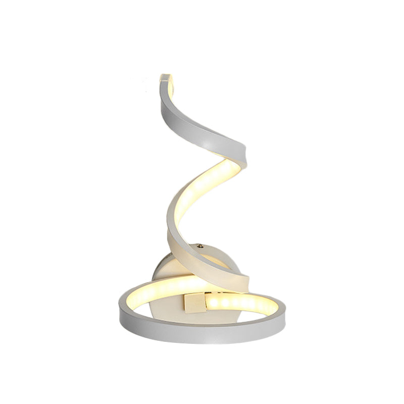 Lisslune | Nordic LED Wall Light White Snake/Musical Note/Braided Wall Mount Light with Acrylic Shade for Living Room
