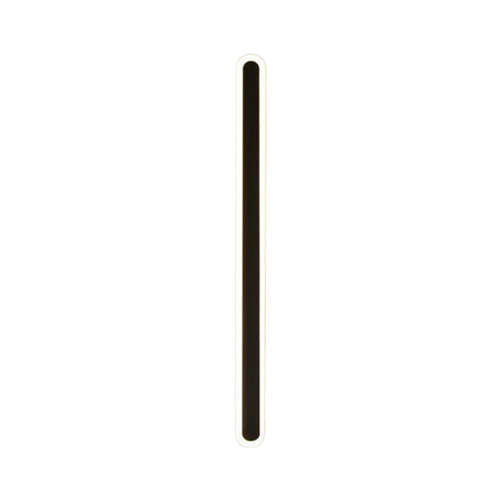 Skørter | Extended Bar Bedroom Flush Wall Light Acrylic 16"/23.5"/31.5" W LED Nordic Wall Light in Warm/White Light, Black/White