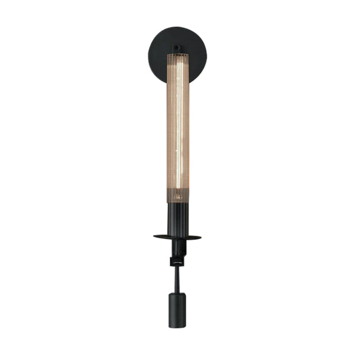 Skørter | Tube Bathroom Wall Mount Light Minimalist Metal 1/2-Head Brass/Black/Chrome Wall Lamp Lighting Fixture